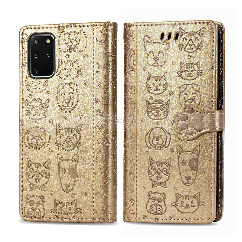 Custodia Portafoglio In Pelle Fantasia Modello Cover con Supporto S03D per Samsung Galaxy S20 Plus