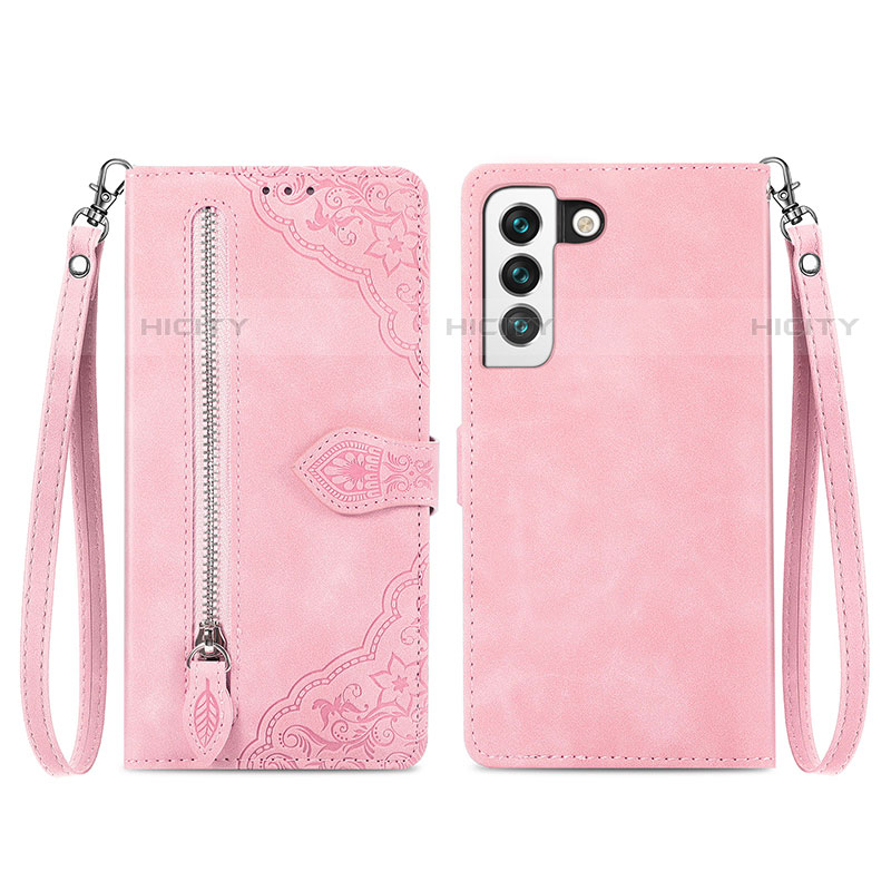 Custodia Portafoglio In Pelle Fantasia Modello Cover con Supporto S03D per Samsung Galaxy S21 5G