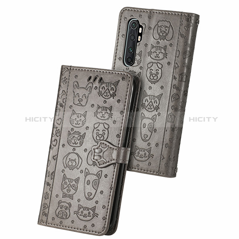 Custodia Portafoglio In Pelle Fantasia Modello Cover con Supporto S03D per Xiaomi Mi Note 10 Lite