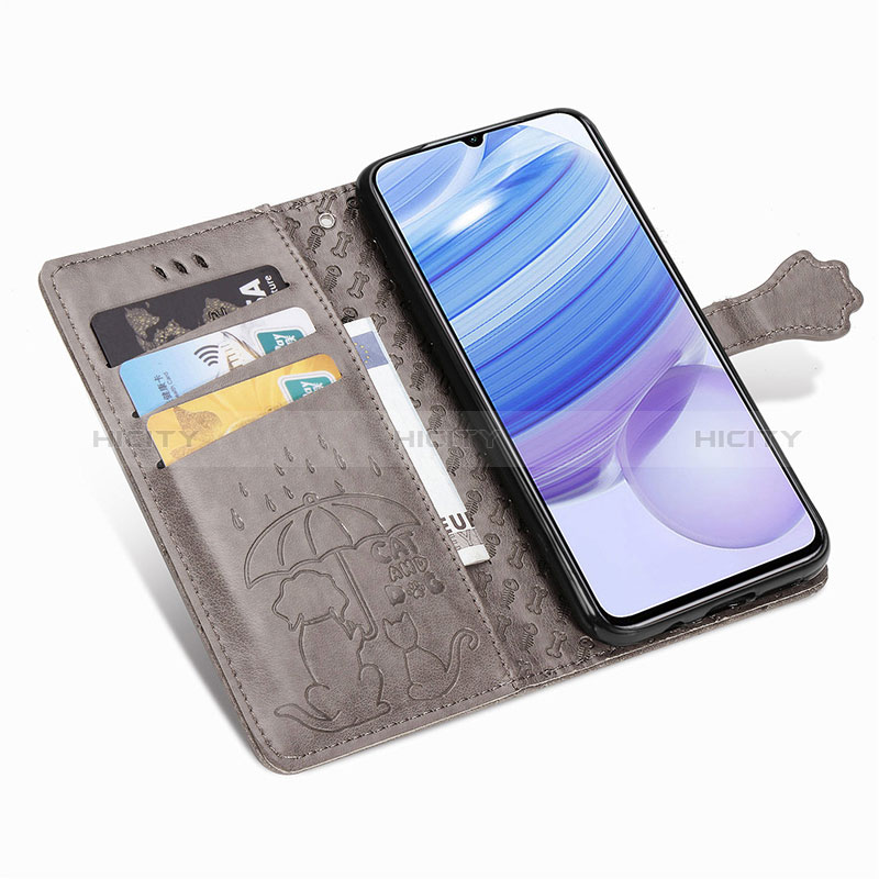 Custodia Portafoglio In Pelle Fantasia Modello Cover con Supporto S03D per Xiaomi Redmi 10X 5G