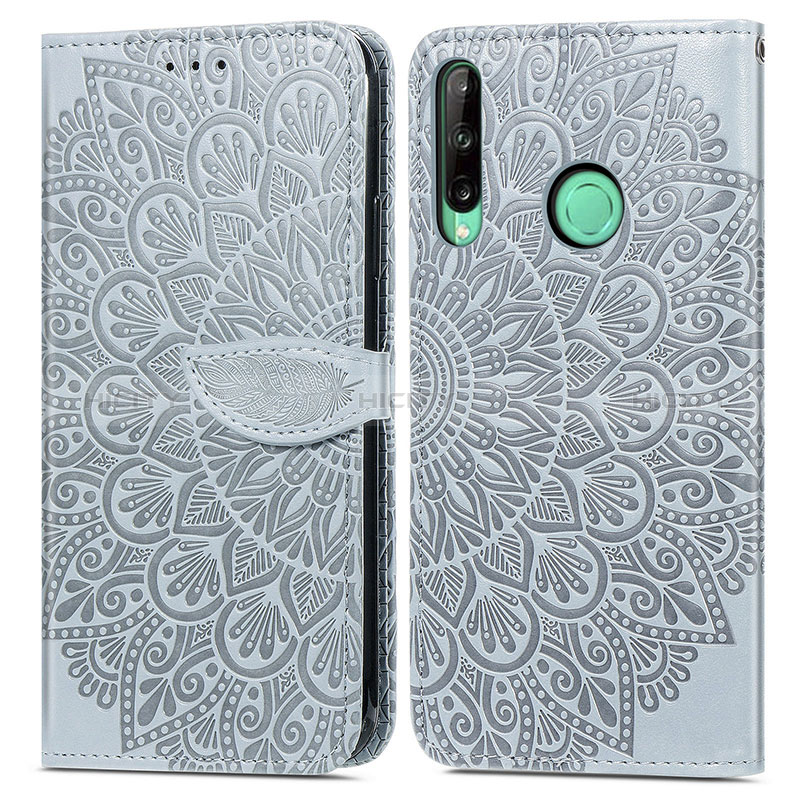 Custodia Portafoglio In Pelle Fantasia Modello Cover con Supporto S04D per Huawei P40 Lite E