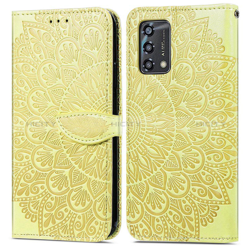 Custodia Portafoglio In Pelle Fantasia Modello Cover con Supporto S04D per Oppo A95 4G