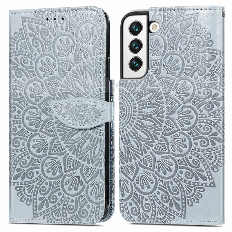 Custodia Portafoglio In Pelle Fantasia Modello Cover con Supporto S04D per Samsung Galaxy S21 5G
