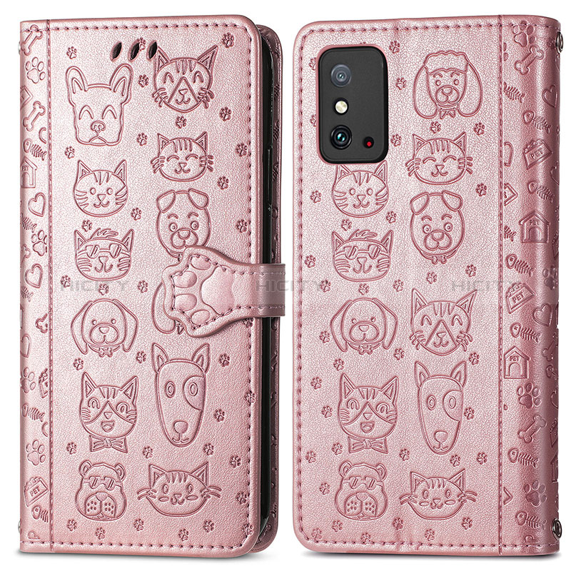 Custodia Portafoglio In Pelle Fantasia Modello Cover con Supporto S05D per Huawei Honor X10 Max 5G