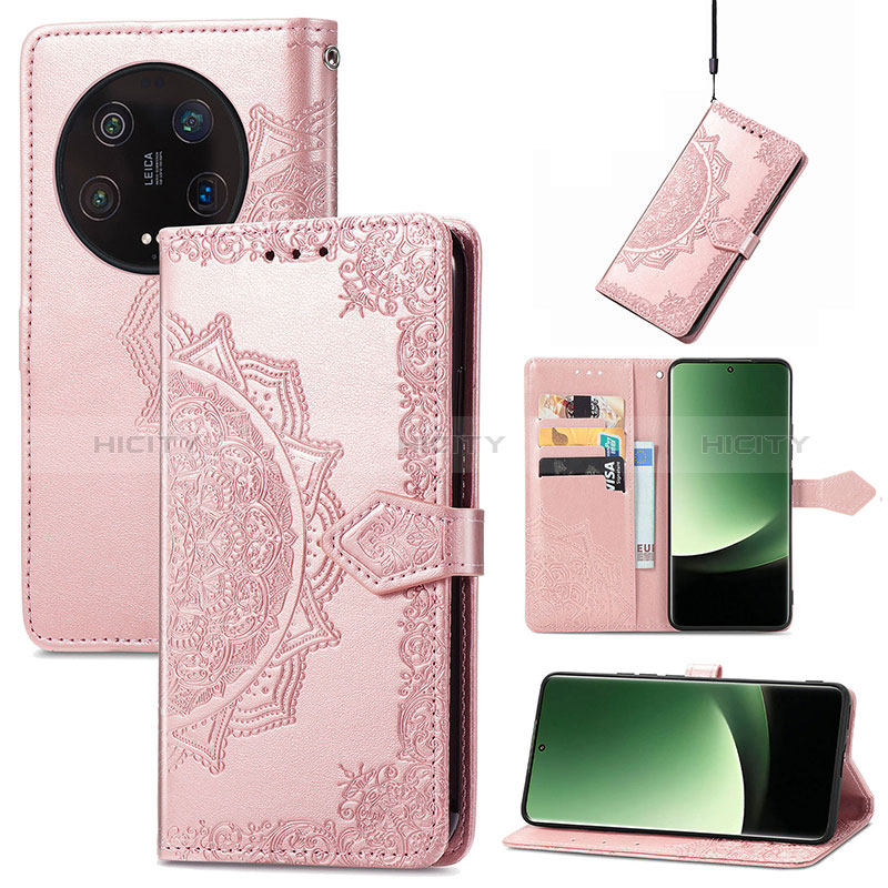 Custodia Portafoglio In Pelle Fantasia Modello Cover con Supporto S07D per Xiaomi Mi 13 Ultra 5G