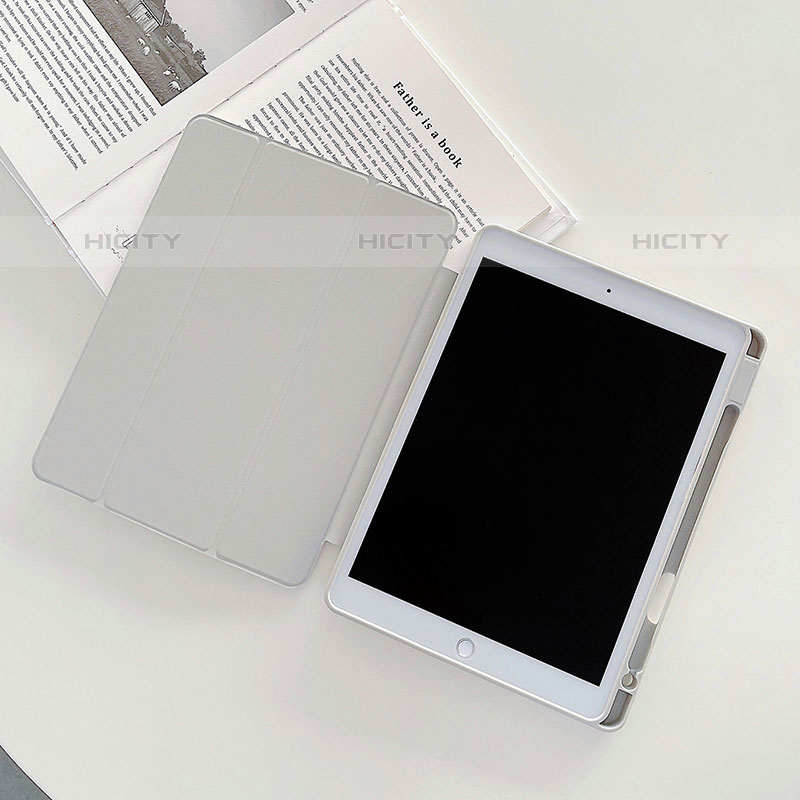 Custodia Portafoglio In Pelle Fantasia Modello Cover con Supporto XH2 per Apple iPad 10.2 (2020) Bianco