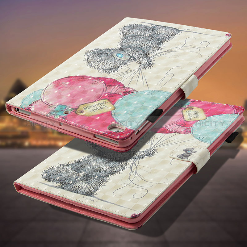 Custodia Portafoglio In Pelle Fantasia Modello Cover con Supporto Y01B per Apple iPad Air 2 Multicolore