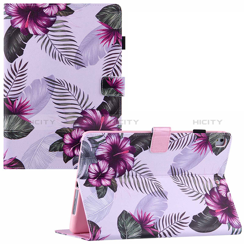 Custodia Portafoglio In Pelle Fantasia Modello Cover con Supporto Y02B per Apple iPad Air 2