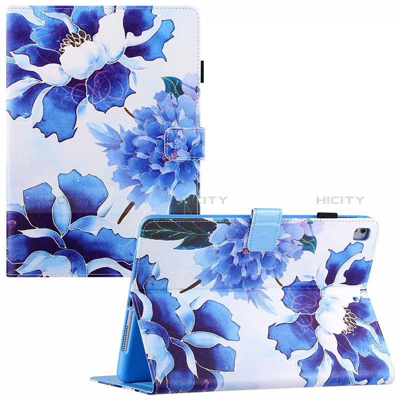 Custodia Portafoglio In Pelle Fantasia Modello Cover con Supporto Y02B per Apple New iPad 9.7 (2017)