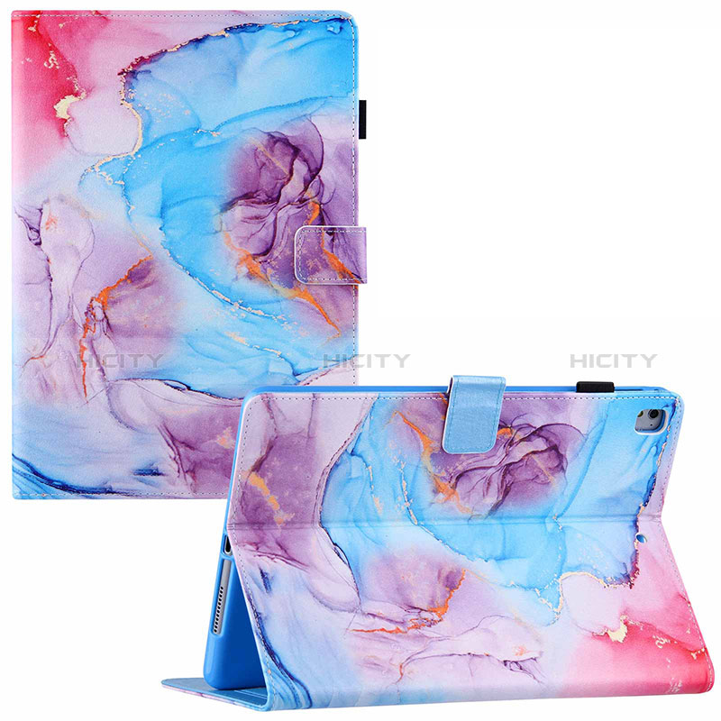 Custodia Portafoglio In Pelle Fantasia Modello Cover con Supporto Y02B per Apple New iPad 9.7 (2018)