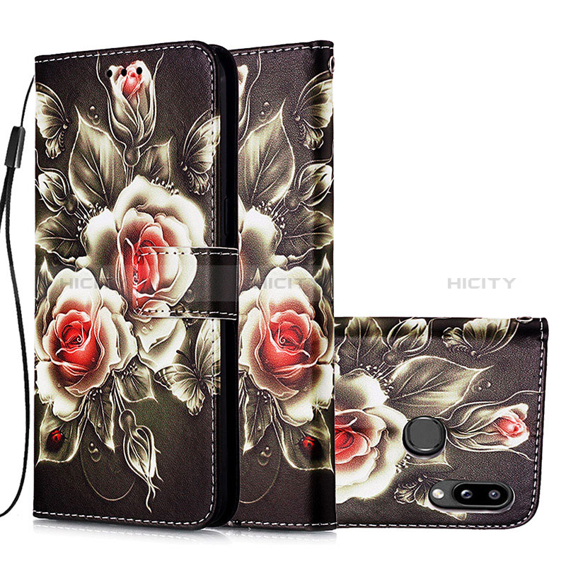 Custodia Portafoglio In Pelle Fantasia Modello Cover con Supporto Y02B per Samsung Galaxy A10s