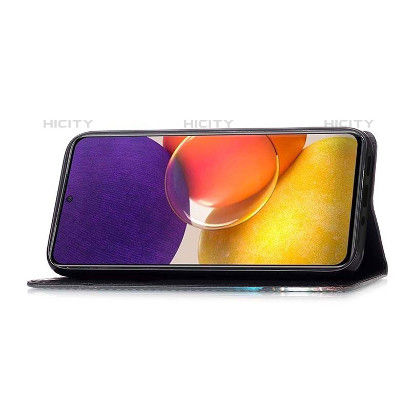 Custodia Portafoglio In Pelle Fantasia Modello Cover con Supporto Y02B per Samsung Galaxy Quantum2 5G