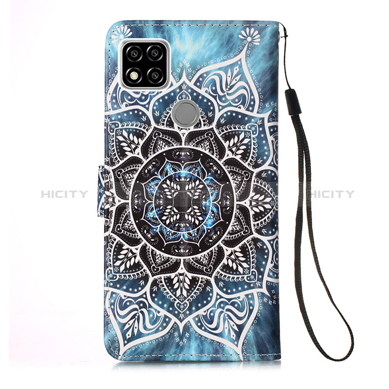 Custodia Portafoglio In Pelle Fantasia Modello Cover con Supporto Y02B per Xiaomi Redmi 9C