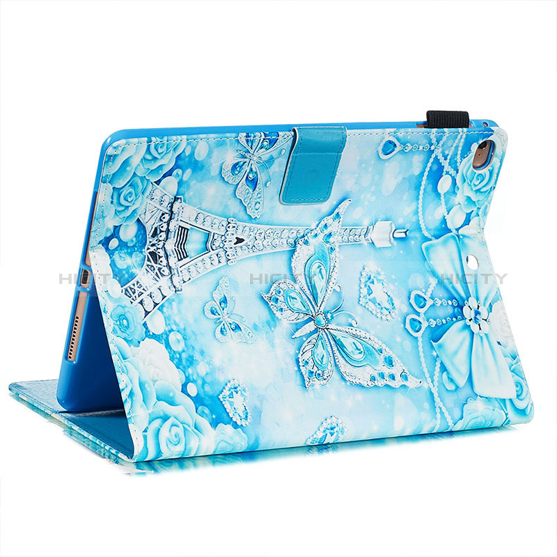 Custodia Portafoglio In Pelle Fantasia Modello Cover con Supporto Y03B per Apple iPad Air