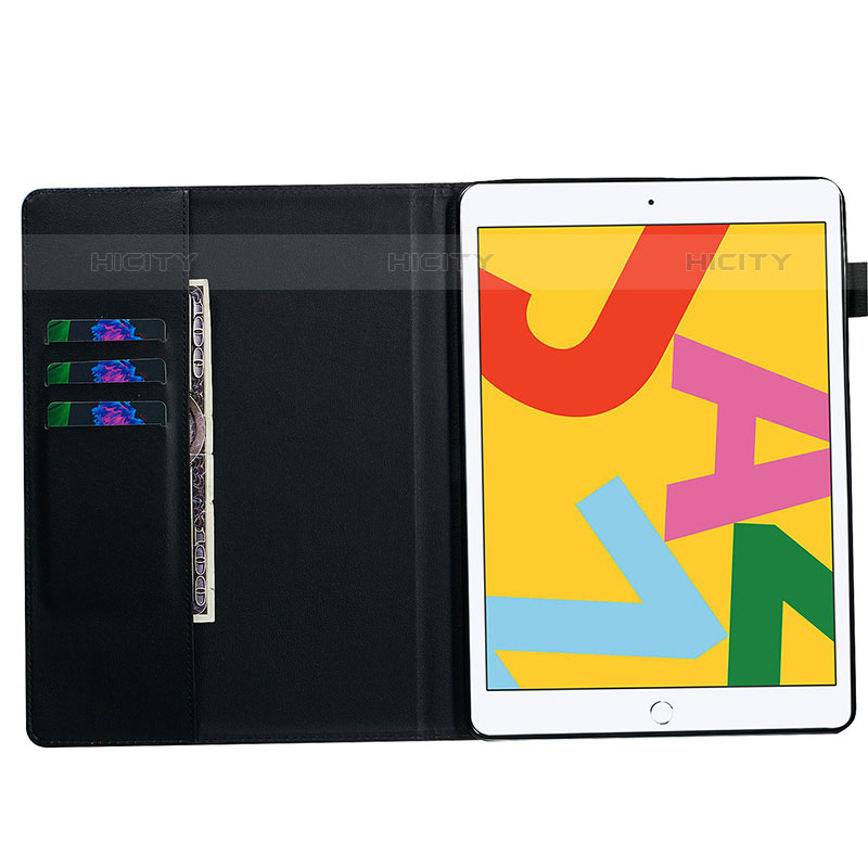 Custodia Portafoglio In Pelle Fantasia Modello Cover con Supporto Y03B per Apple iPad Pro 10.5