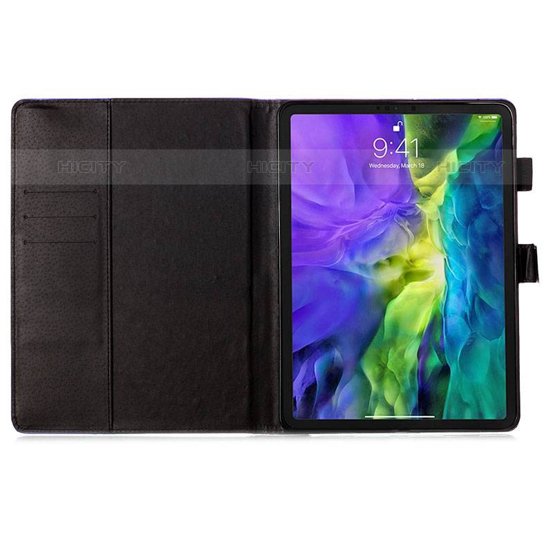 Custodia Portafoglio In Pelle Fantasia Modello Cover con Supporto Y03B per Apple iPad Pro 11 (2020)