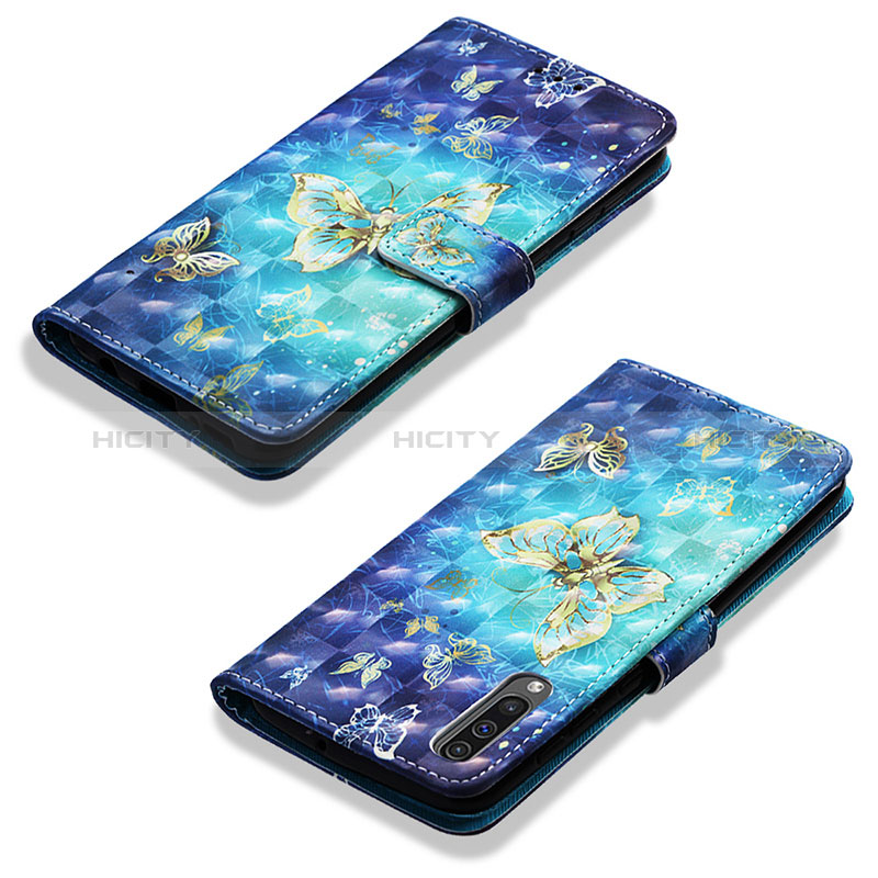 Custodia Portafoglio In Pelle Fantasia Modello Cover con Supporto Y03B per Samsung Galaxy A50