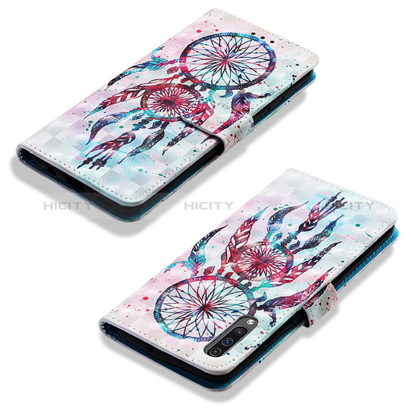 Custodia Portafoglio In Pelle Fantasia Modello Cover con Supporto Y03B per Samsung Galaxy A50