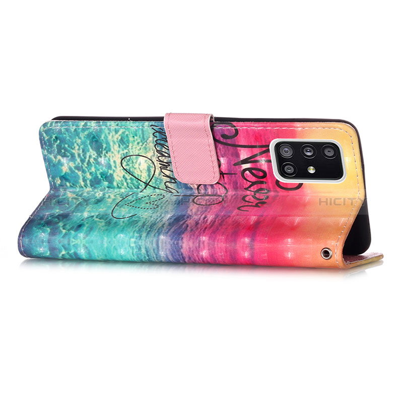 Custodia Portafoglio In Pelle Fantasia Modello Cover con Supporto Y03B per Samsung Galaxy A51 5G