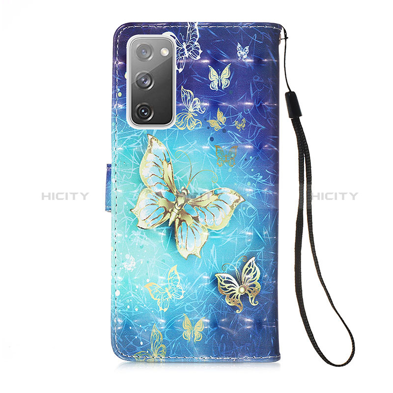 Custodia Portafoglio In Pelle Fantasia Modello Cover con Supporto Y03B per Samsung Galaxy S20 Lite 5G