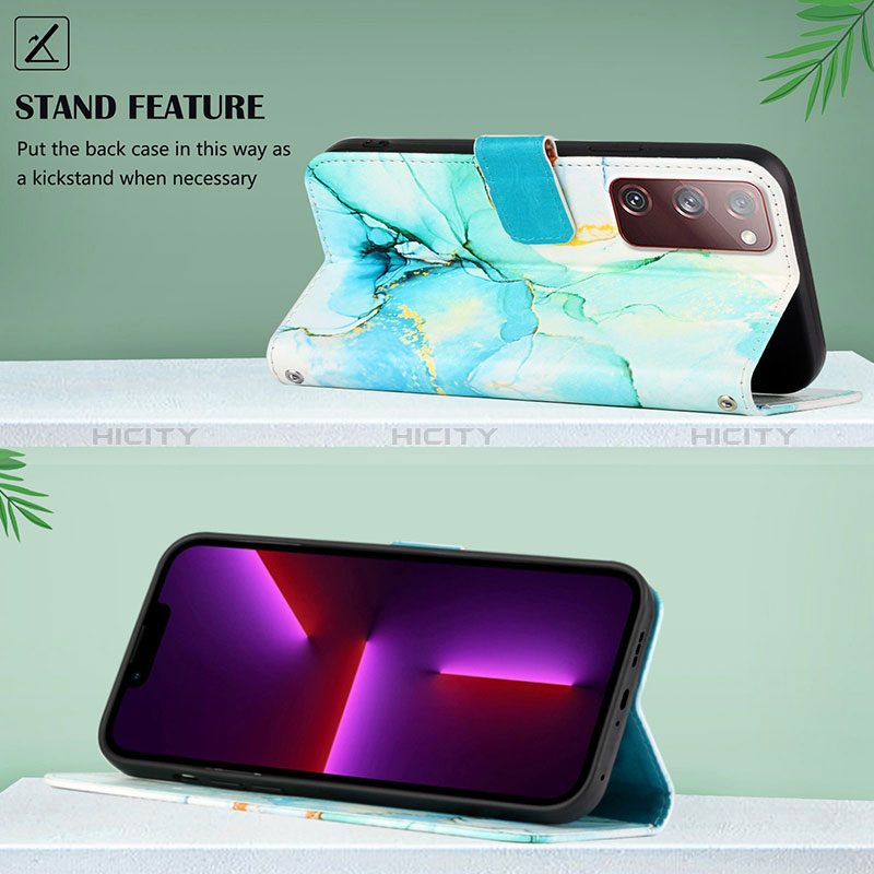 Custodia Portafoglio In Pelle Fantasia Modello Cover con Supporto Y04B per Samsung Galaxy S20 FE (2022) 5G
