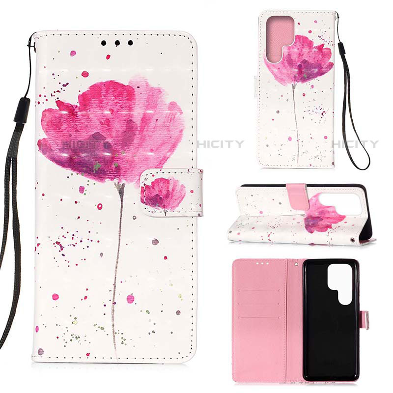 Custodia Portafoglio In Pelle Fantasia Modello Cover con Supporto Y04B per Samsung Galaxy S21 Ultra 5G