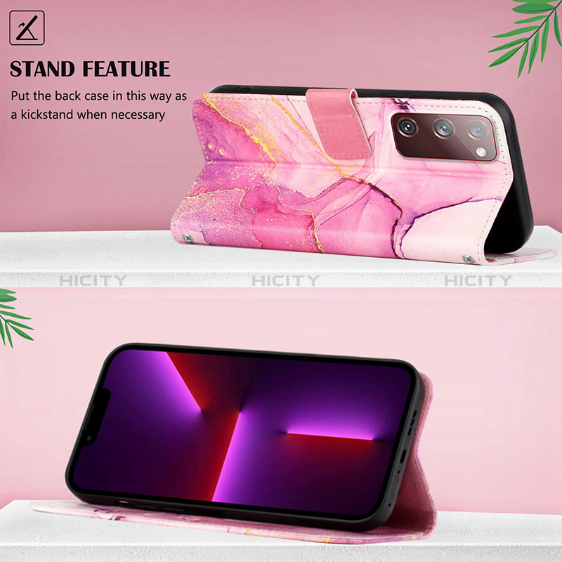 Custodia Portafoglio In Pelle Fantasia Modello Cover con Supporto Y05B per Samsung Galaxy S20 Lite 5G