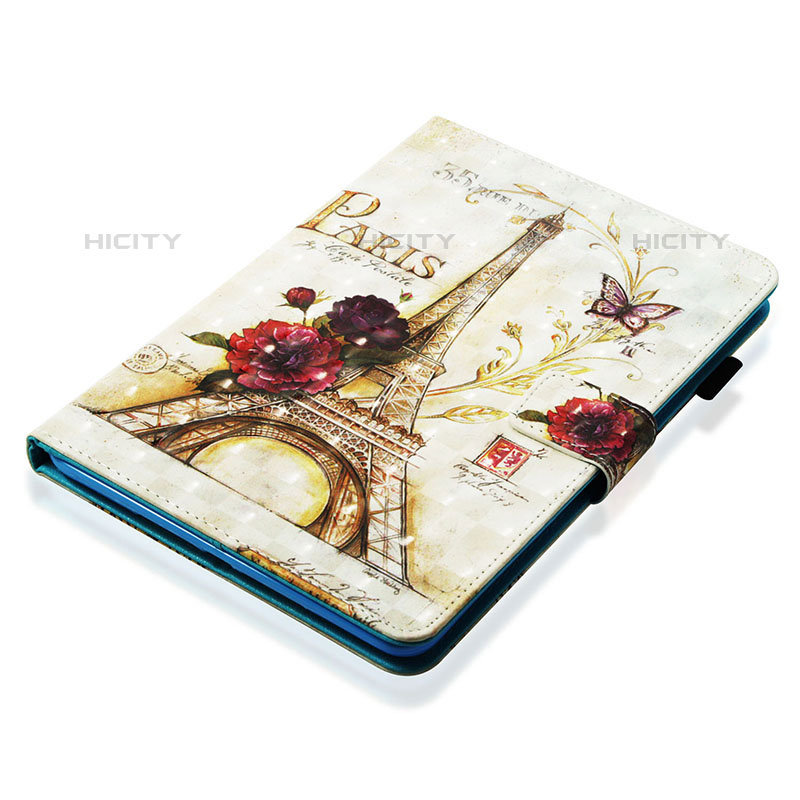 Custodia Portafoglio In Pelle Fantasia Modello Cover con Supporto Y06B per Apple iPad Mini 5 (2019)