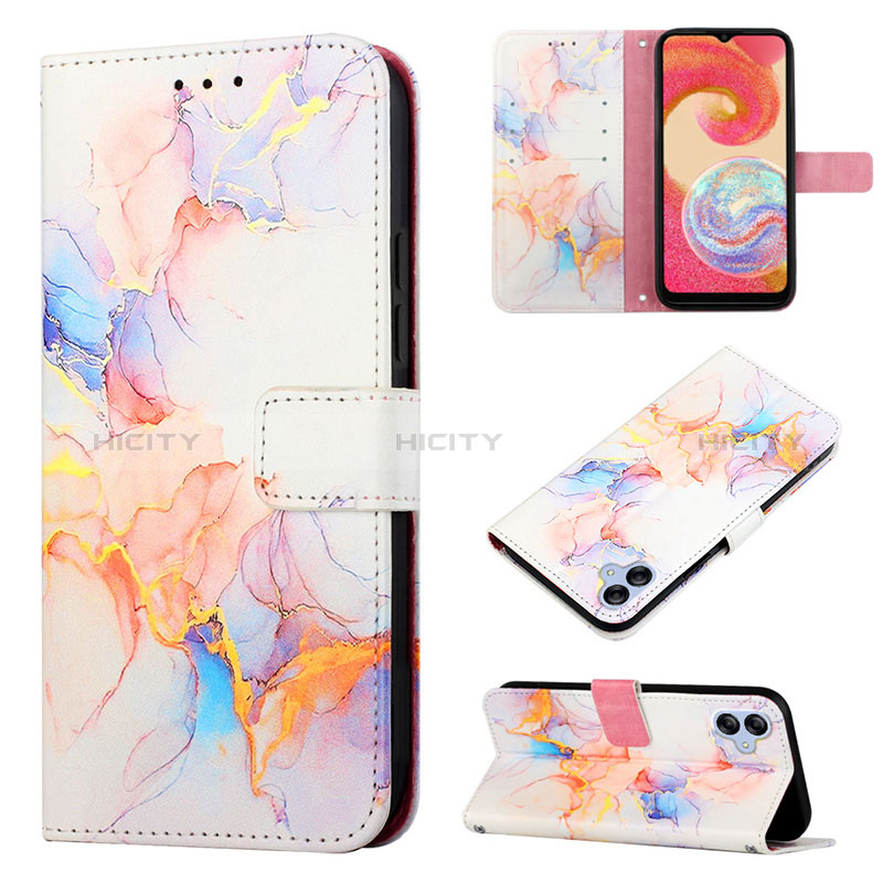 Custodia Portafoglio In Pelle Fantasia Modello Cover con Supporto YB1 per Samsung Galaxy M04