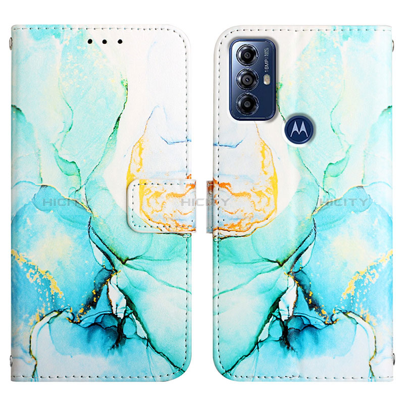 Custodia Portafoglio In Pelle Fantasia Modello Cover con Supporto YB4 per Motorola Moto G Power (2022)