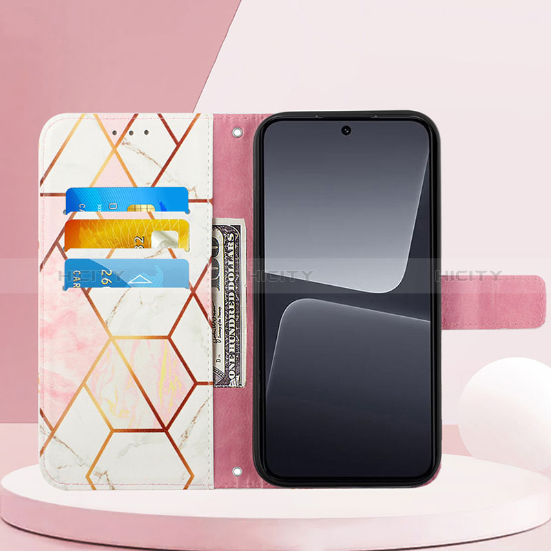 Custodia Portafoglio In Pelle Fantasia Modello Cover con Supporto YB4 per Xiaomi Mi 13 5G