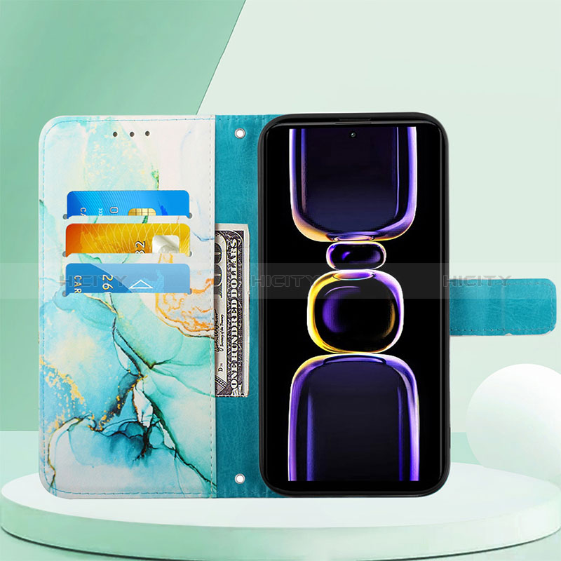 Custodia Portafoglio In Pelle Fantasia Modello Cover con Supporto YB4 per Xiaomi Poco F5 Pro 5G