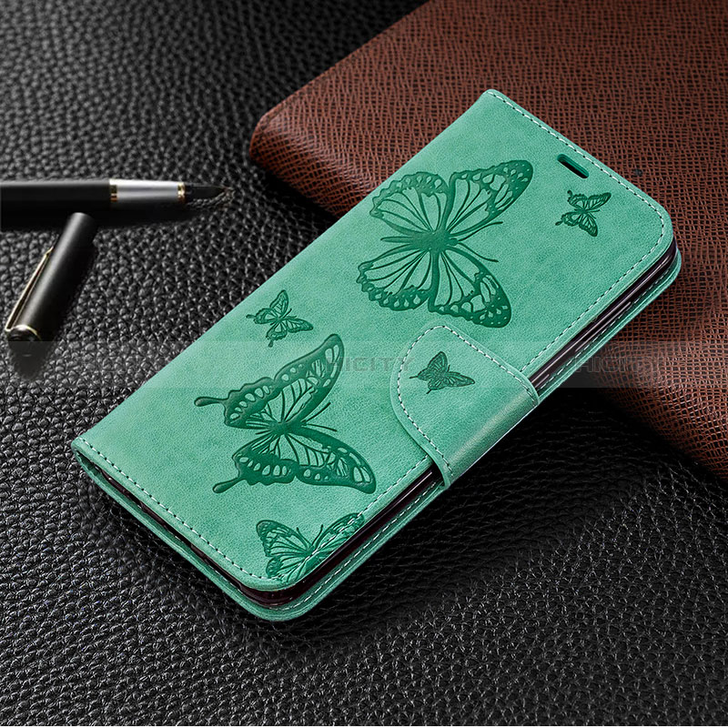 Custodia Portafoglio In Pelle Farfalla Cover con Supporto B01F per Samsung Galaxy A30