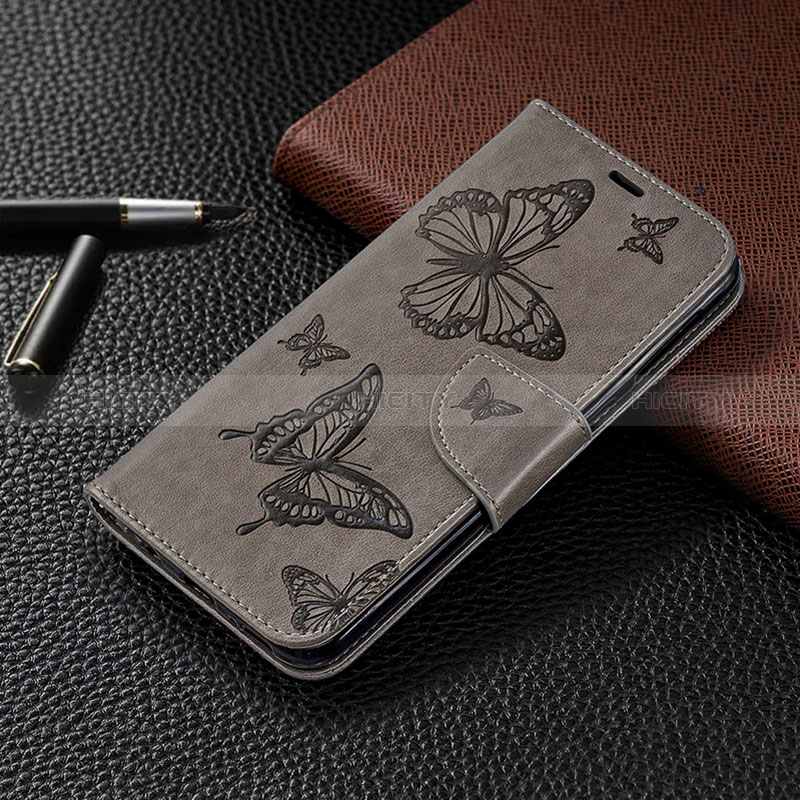 Custodia Portafoglio In Pelle Farfalla Cover con Supporto B01F per Samsung Galaxy A40s