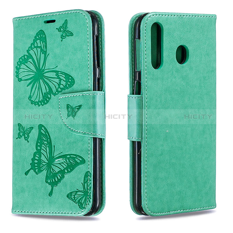 Custodia Portafoglio In Pelle Farfalla Cover con Supporto B01F per Samsung Galaxy A40s