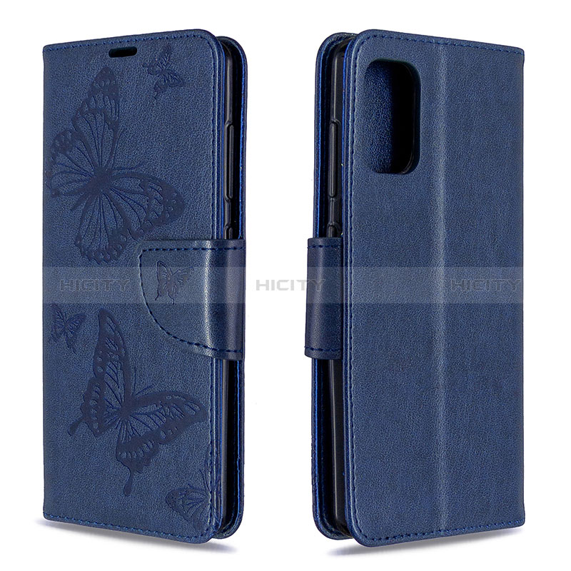 Custodia Portafoglio In Pelle Farfalla Cover con Supporto B01F per Samsung Galaxy A41