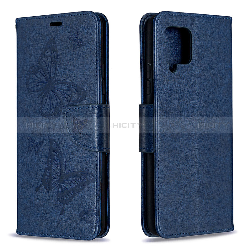 Custodia Portafoglio In Pelle Farfalla Cover con Supporto B01F per Samsung Galaxy A42 5G