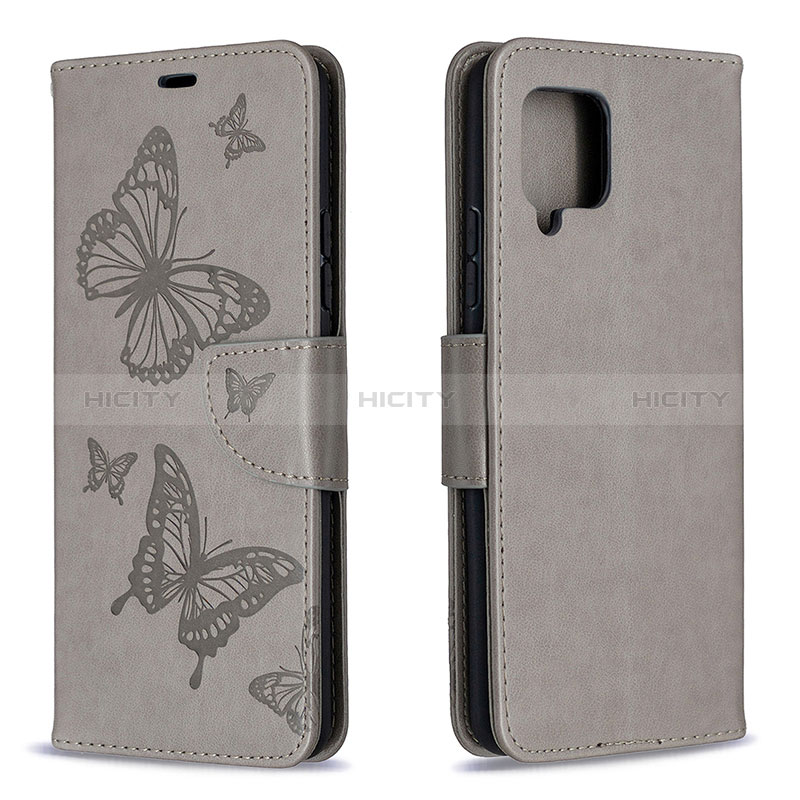 Custodia Portafoglio In Pelle Farfalla Cover con Supporto B01F per Samsung Galaxy A42 5G