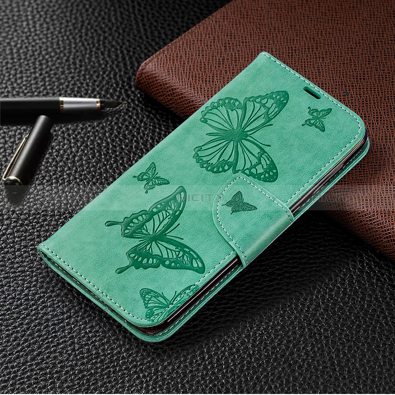 Custodia Portafoglio In Pelle Farfalla Cover con Supporto B01F per Samsung Galaxy A50S
