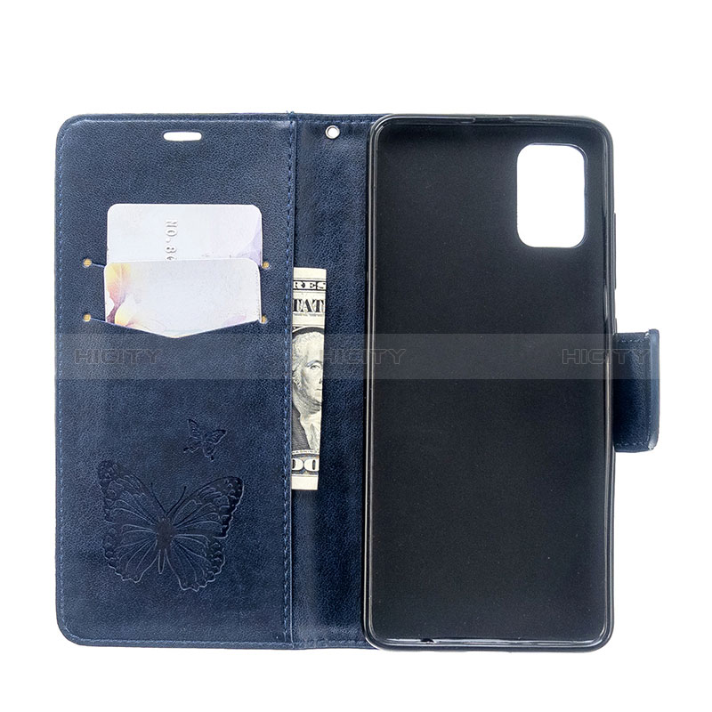 Custodia Portafoglio In Pelle Farfalla Cover con Supporto B01F per Samsung Galaxy A51 5G
