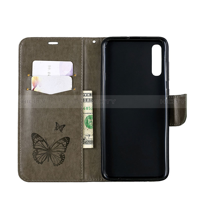 Custodia Portafoglio In Pelle Farfalla Cover con Supporto B01F per Samsung Galaxy A70