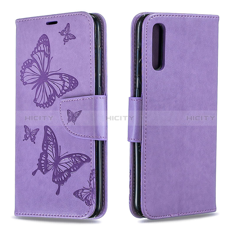 Custodia Portafoglio In Pelle Farfalla Cover con Supporto B01F per Samsung Galaxy A70