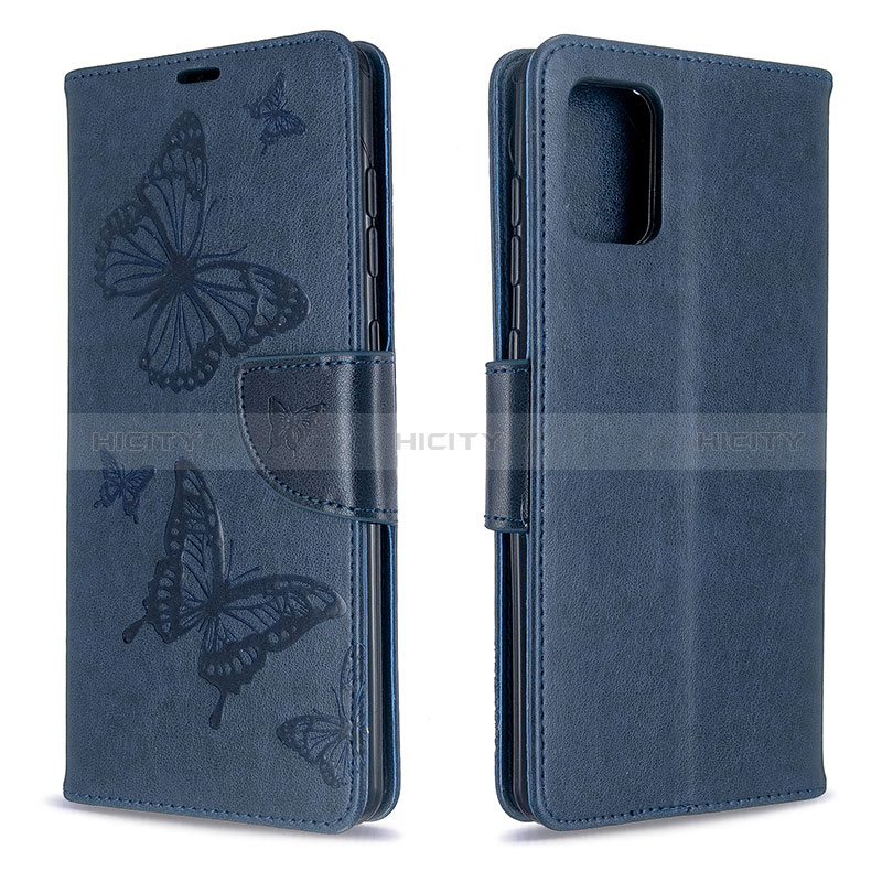 Custodia Portafoglio In Pelle Farfalla Cover con Supporto B01F per Samsung Galaxy A71 5G