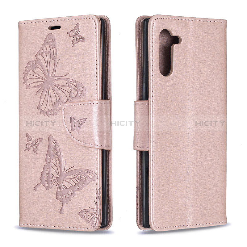 Custodia Portafoglio In Pelle Farfalla Cover con Supporto B01F per Samsung Galaxy Note 10 5G