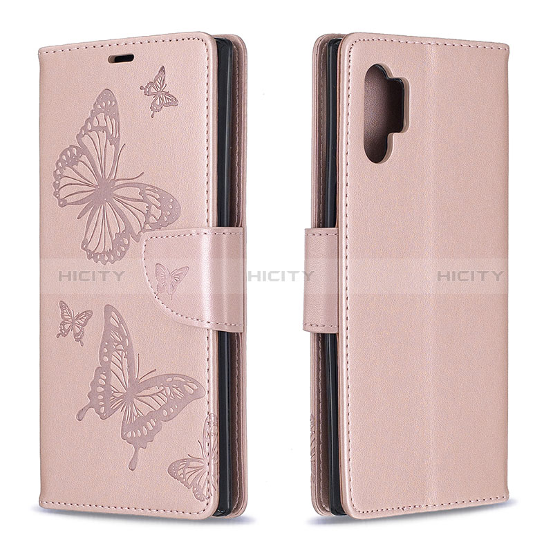 Custodia Portafoglio In Pelle Farfalla Cover con Supporto B01F per Samsung Galaxy Note 10 Plus 5G