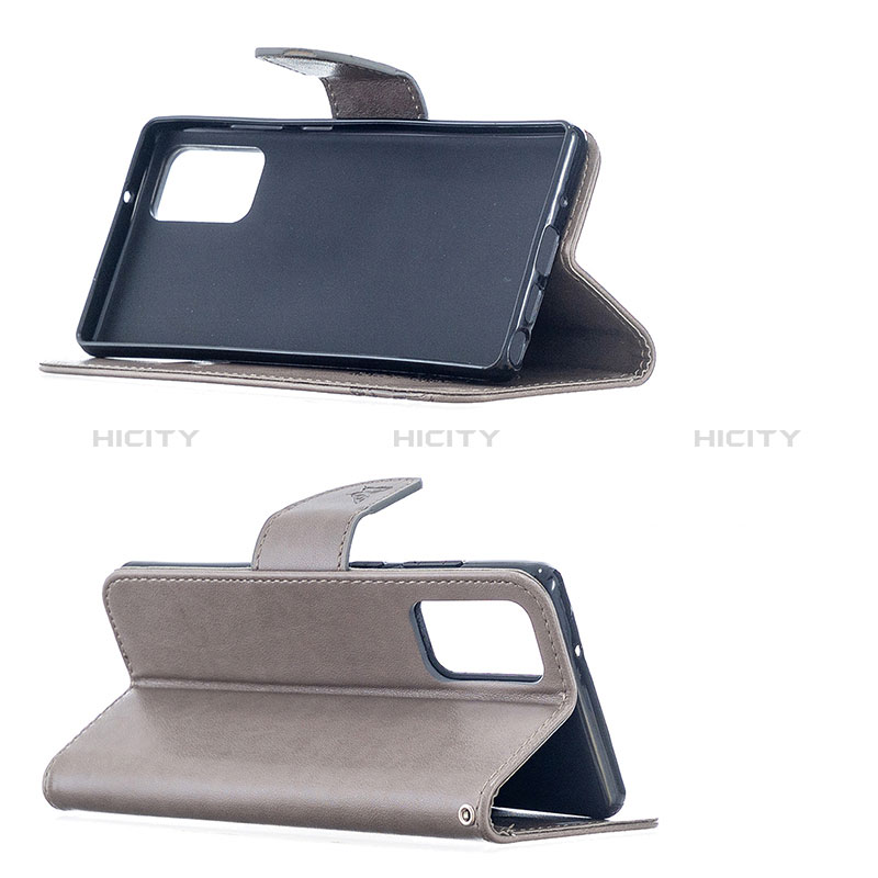 Custodia Portafoglio In Pelle Farfalla Cover con Supporto B01F per Samsung Galaxy Note 20 5G