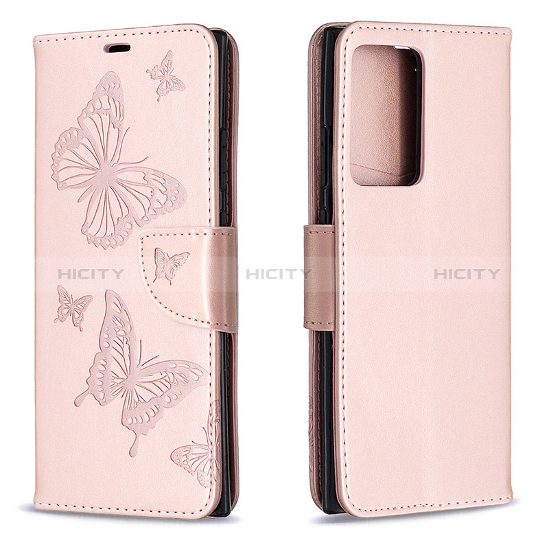 Custodia Portafoglio In Pelle Farfalla Cover con Supporto B01F per Samsung Galaxy Note 20 Ultra 5G