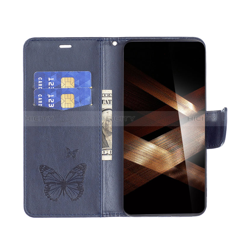 Custodia Portafoglio In Pelle Farfalla Cover con Supporto B01F per Xiaomi Redmi Note 13 Pro 5G