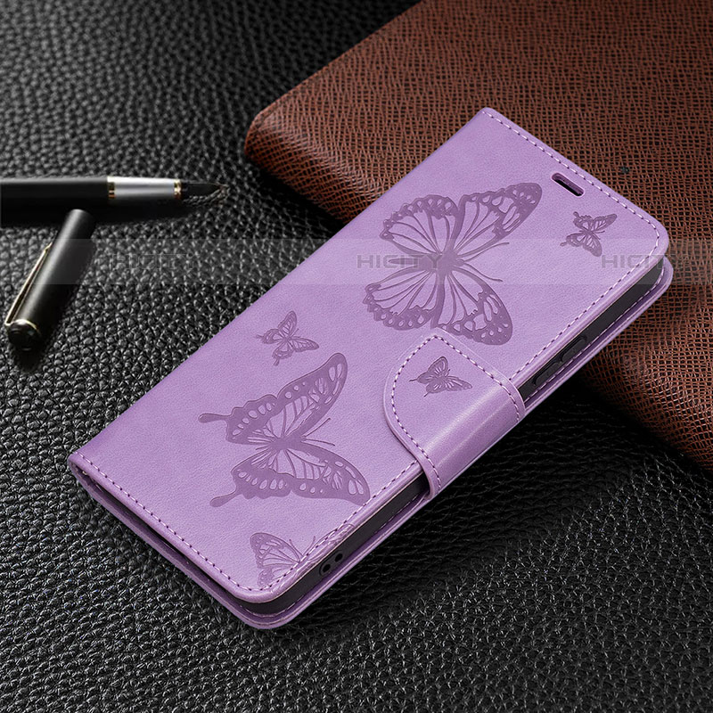 Custodia Portafoglio In Pelle Farfalla Cover con Supporto B13F per Samsung Galaxy S21 5G