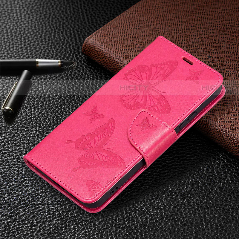 Custodia Portafoglio In Pelle Farfalla Cover con Supporto B13F per Samsung Galaxy S21 FE 5G